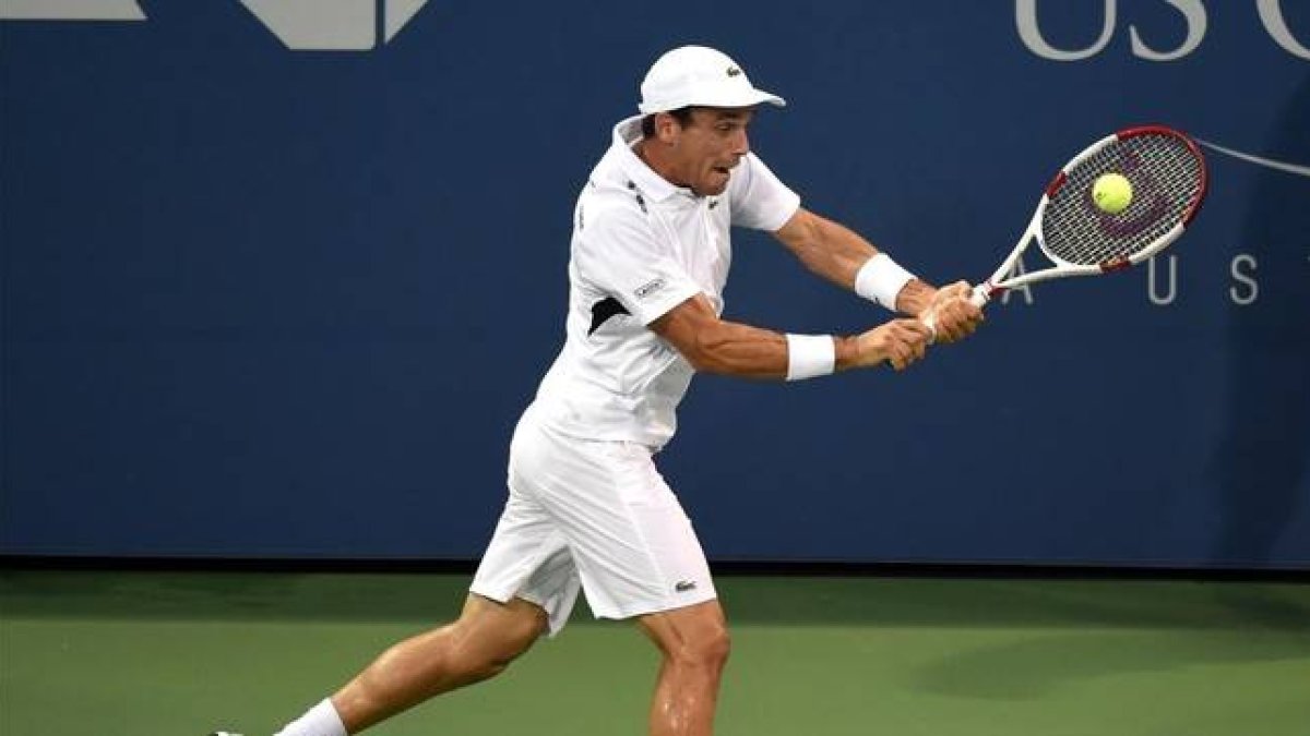 Roberto Bautista durante un partido del Abierto de EEUU.-Foto: TIMOTHY A. CLARY / AFP