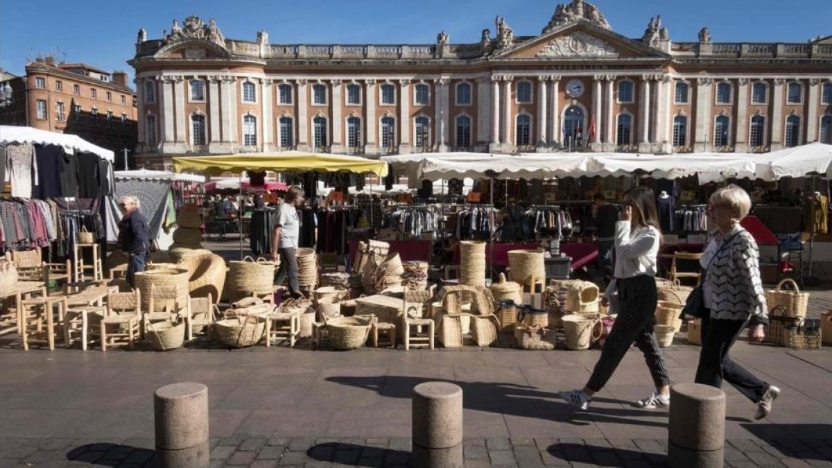 Plaza del Capitolio en Tolouse.-/ AFP / ERIC CABANIS