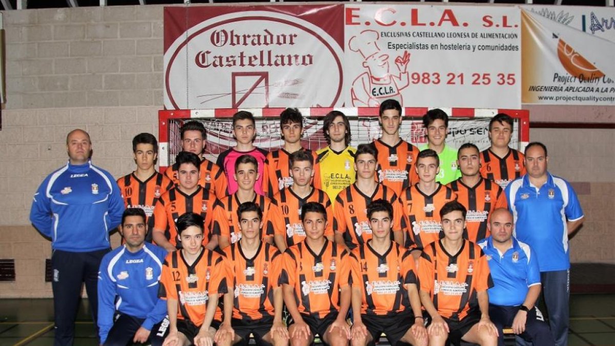 Integrantes del equipo juvenil de División de Honor.-EL MUNDO