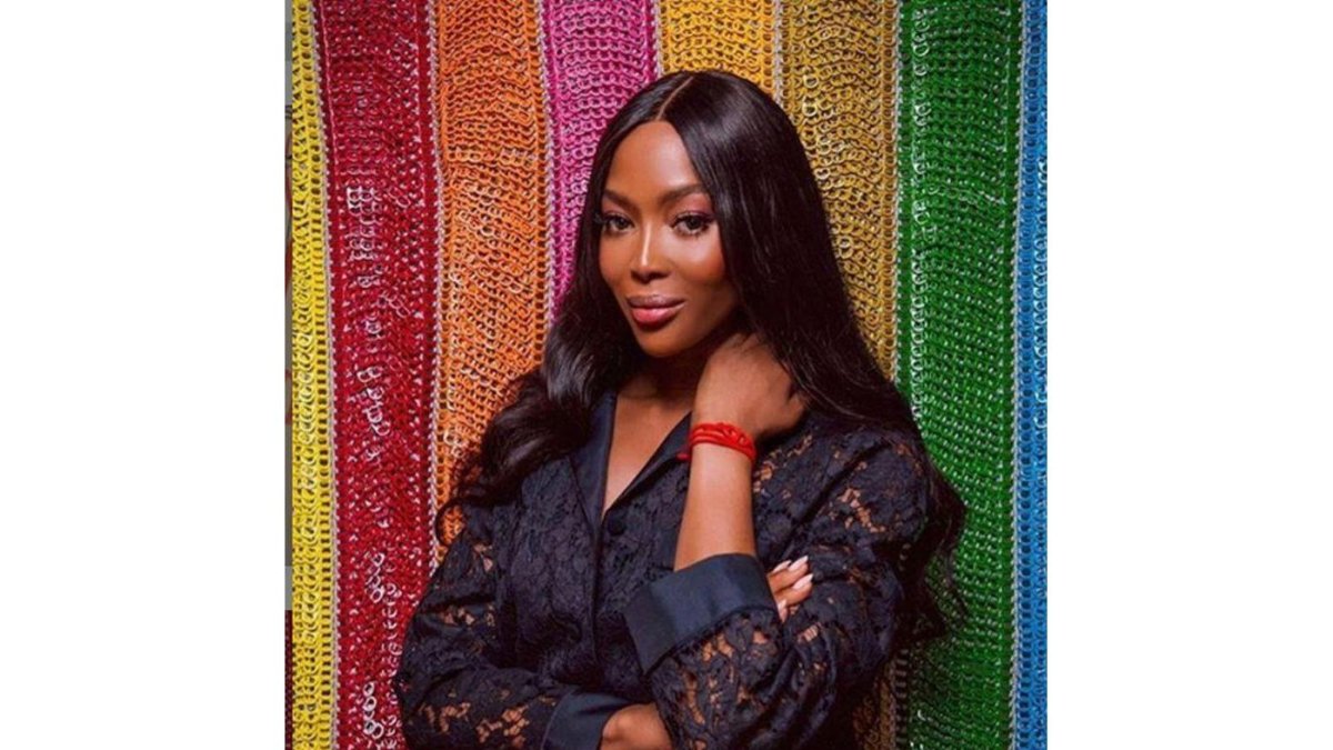 Naomi Campbell en una foto de Instagram.-