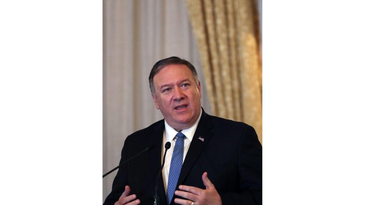 El secretario de Estado de EEUU, Mike Pompeo.-EFE