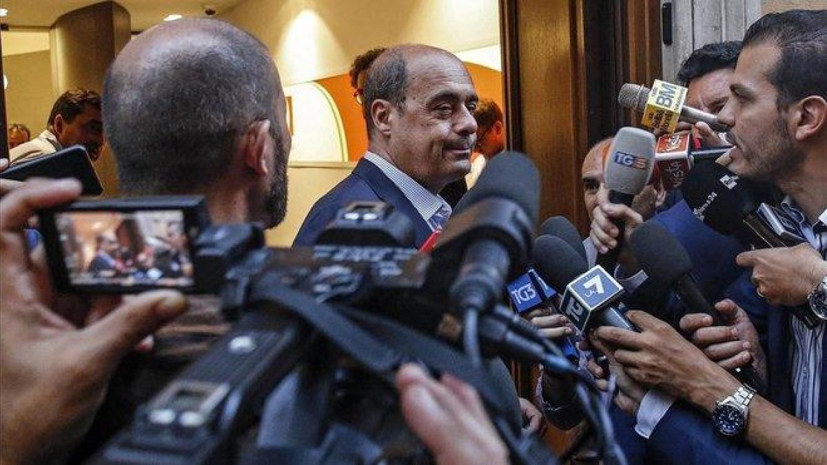 Nicola Zingaretti, secretario del Partido Demócrata.-EFE EPA FABIO FRUSTACI