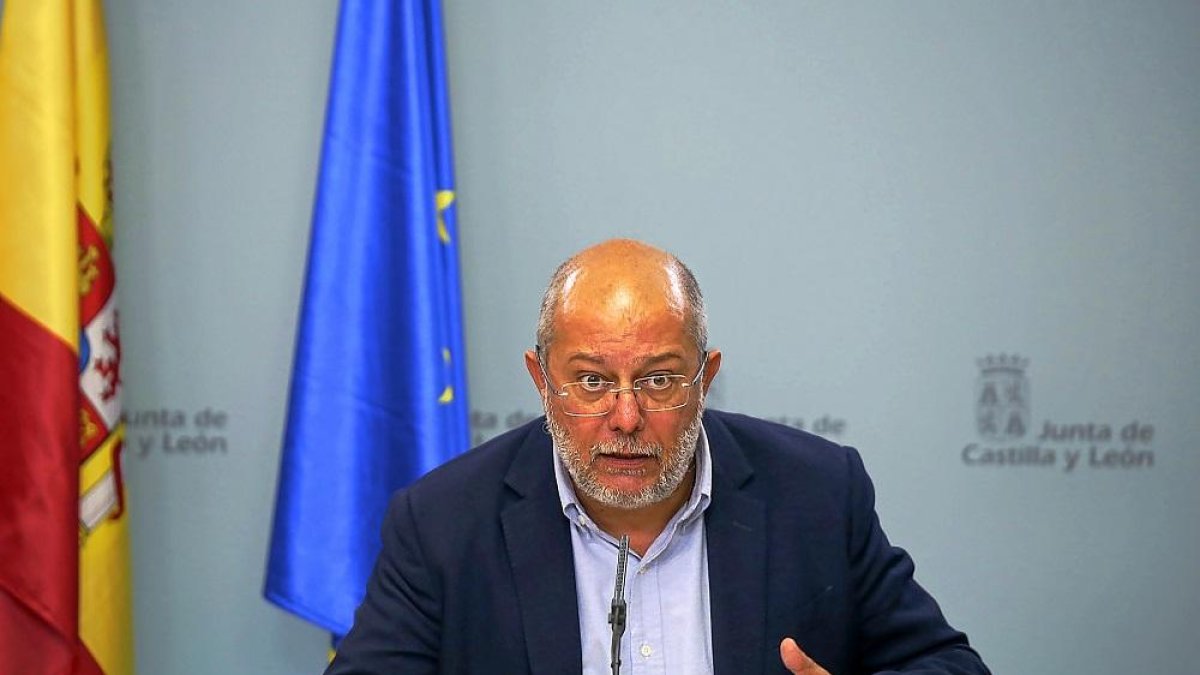 Francisco Igea, vicepresidente y portavoz de la Junta, tras el Consejo de Gobierno.-ICAL
