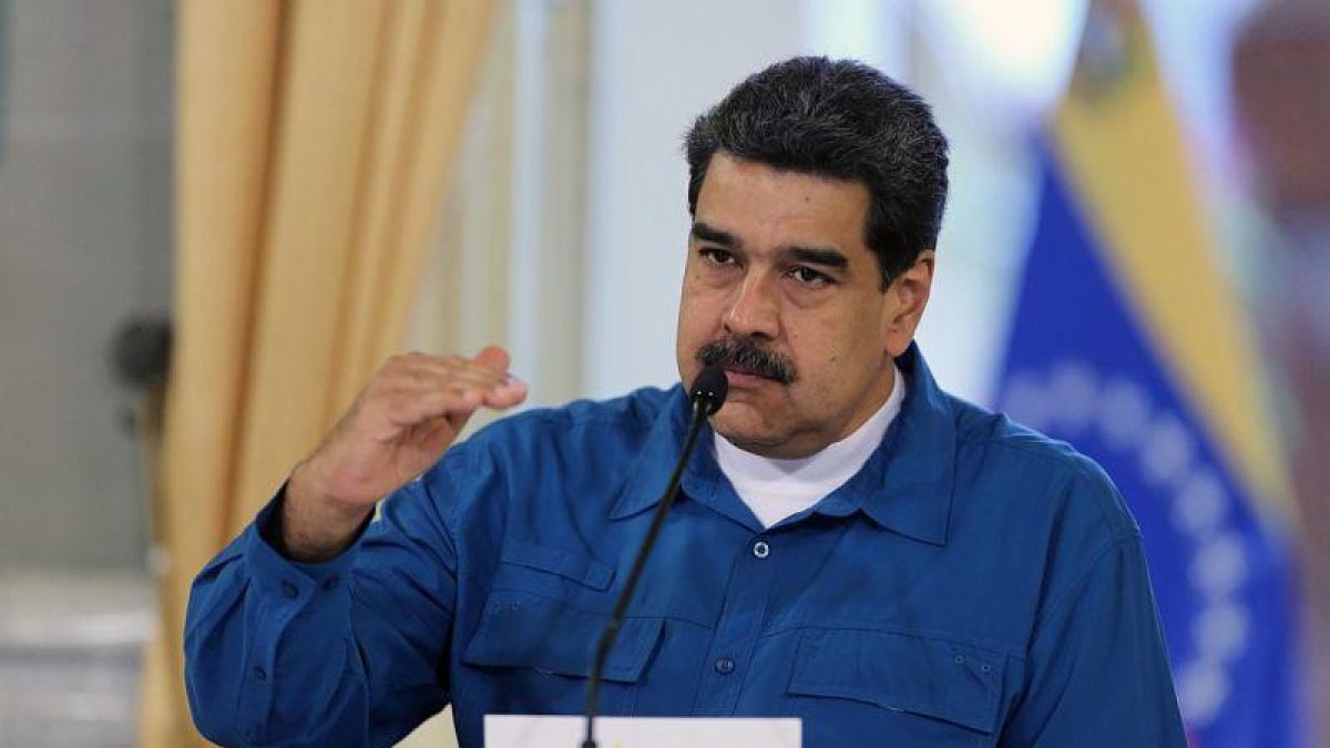 El presidente de Venezuela Nicolás Maduro durante un discurso televisivo.-AFP / PRESIDENCIA DE VENEZUELA