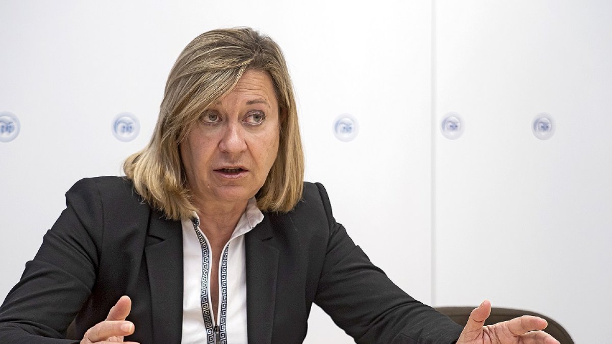 Pilar del Olmo, presidenta del Grupo Popular en el Ayuntamiento de Valladolid, en una imagen de archivo.- PHOTOGENIC