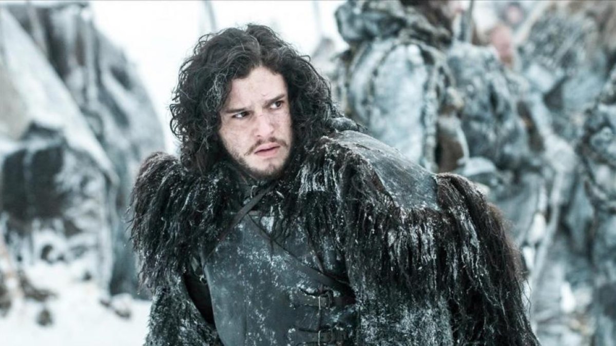 Kit Harington, como Jon Snow, en 'Juego de tronos'.-