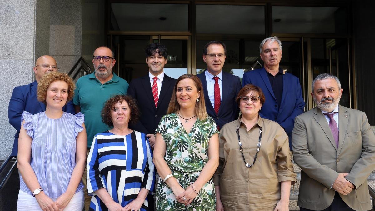 La delegada del Gobierno en Castilla y León, Virginia Barcones, se reúne con todos los subdelegados en la Comunidad, para marcar los métodos de trabajo y las líneas esenciales de su gestión-MIRIAM CHACÓN / ICAL