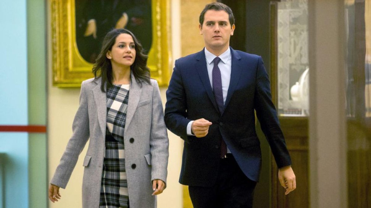 Albert Rivera e Inés Arrimadas, este martes /-PERIODICO (QUIQUE GARCIA / VÍDEO: ACN)