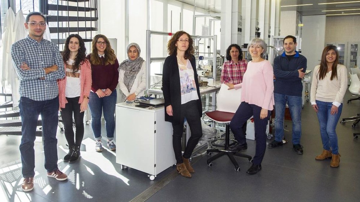Miembros del grupo de investigación de biotecnología Industrial y Medioambiental de la Universidad de Burgos.-ISRAEL L. MURILLO