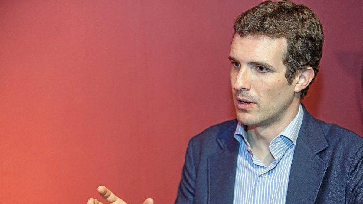 Pablo Casado, portavoz del Comité de Campaña del PP-P. REQUEJO