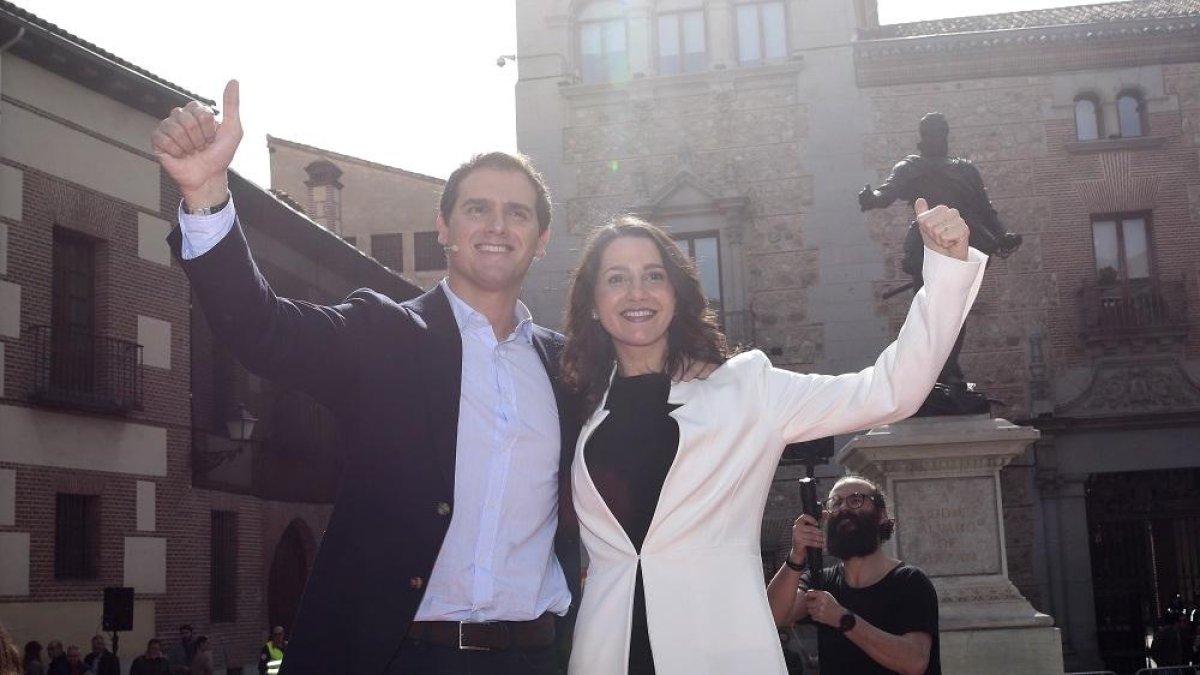 Albert Rivera e Inés Arrimadas.-ANTONIO HEREDIA