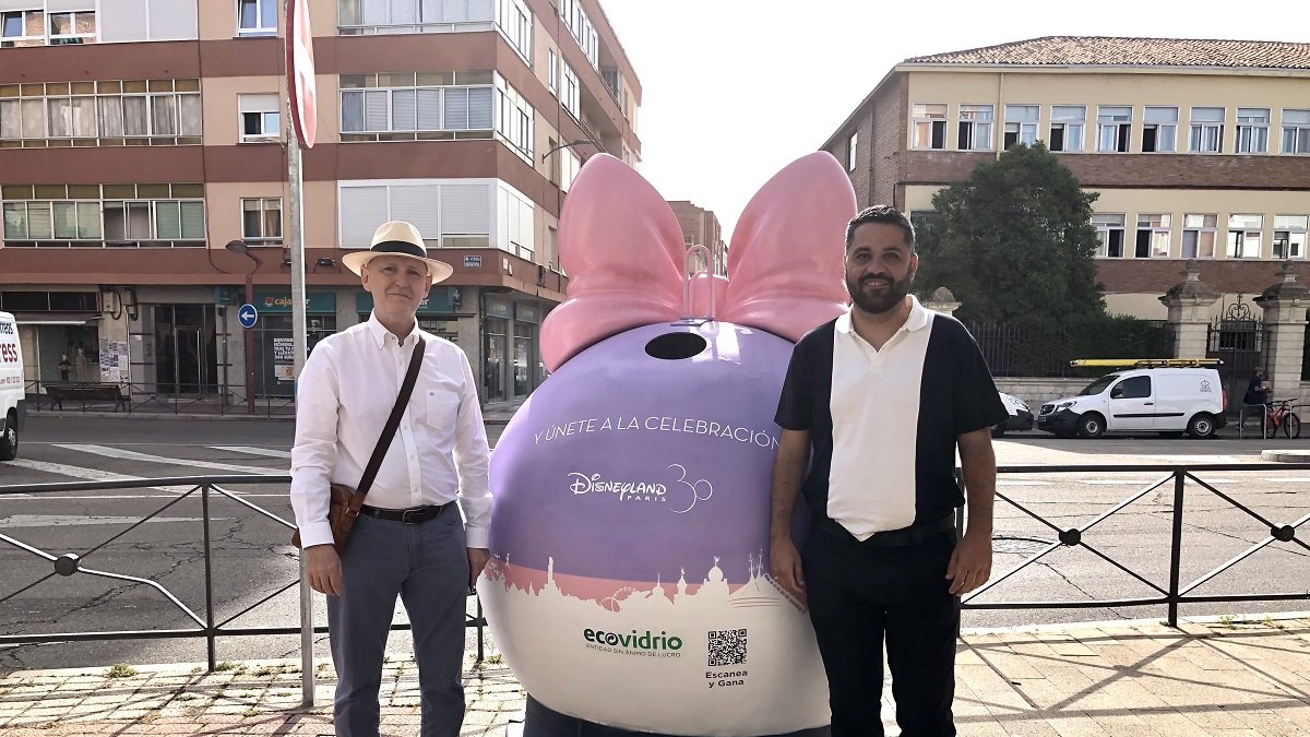 Campaña de Ecovidrio y Disneyland París en Valladolid.- E. M.