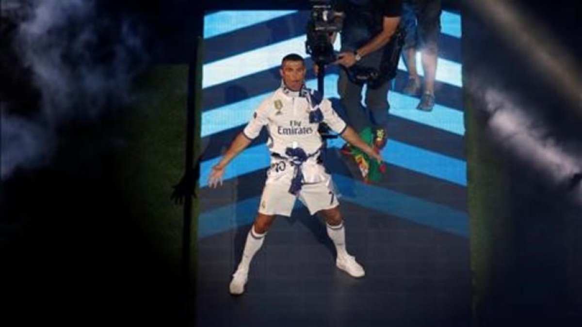 Cristiano celebra la Champions.-SUSANA VERA