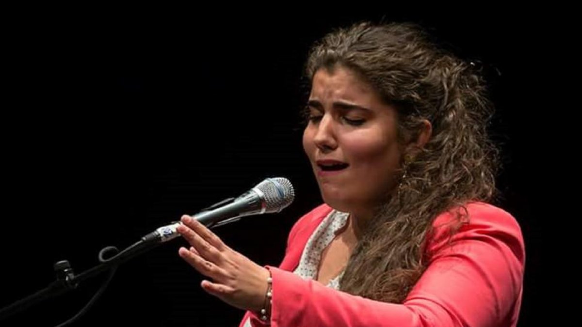 La zamorana Eva Valle durante una actuación.-PABLO GESTOSO