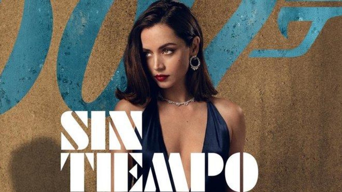Ana de Armas, en su papel de chica Bond en ’Sin tiempo para morir’.-