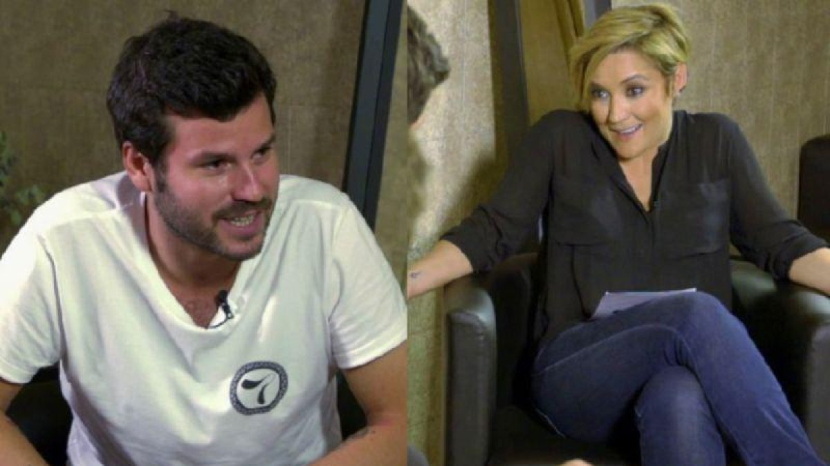 Cristina Pardo junto  a Willy Bárcenas.-EL PERIÓDICO