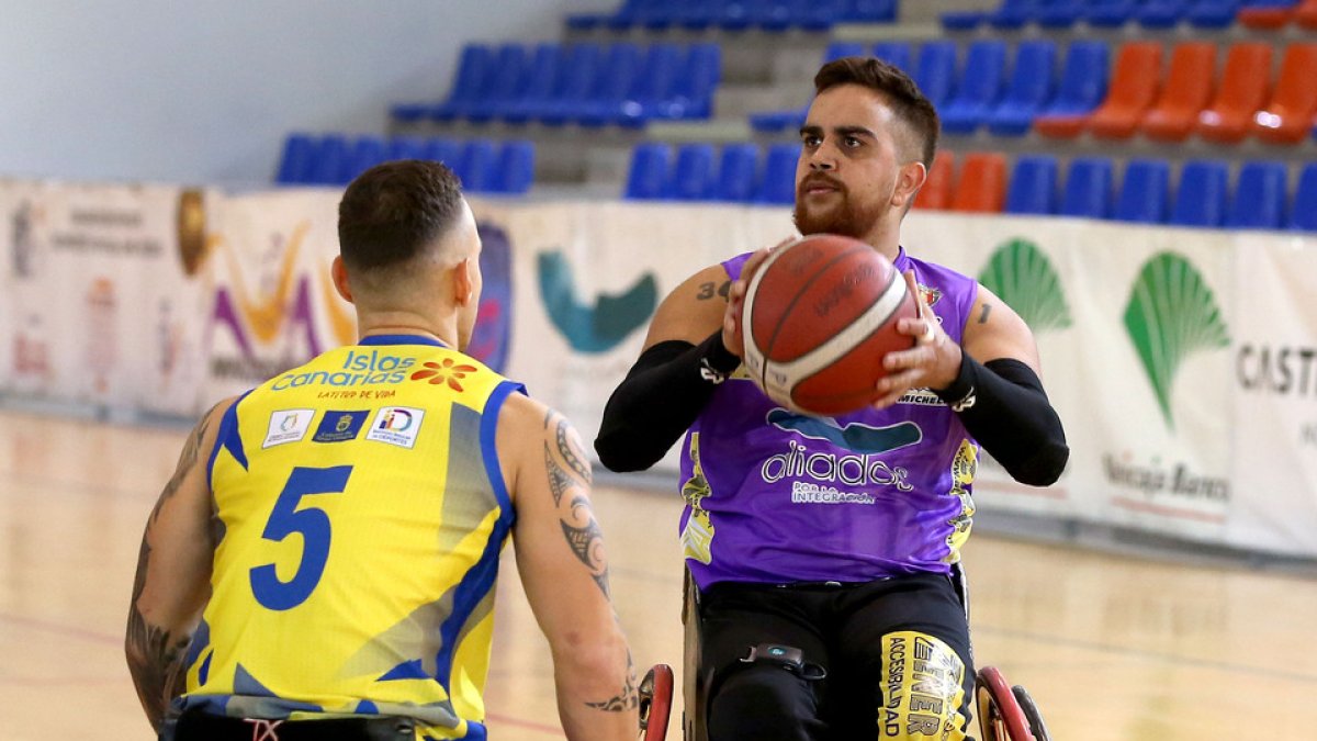 Partido entre el Fundación Aliados y el Econy Gran Canaria. / C. MINGUELA