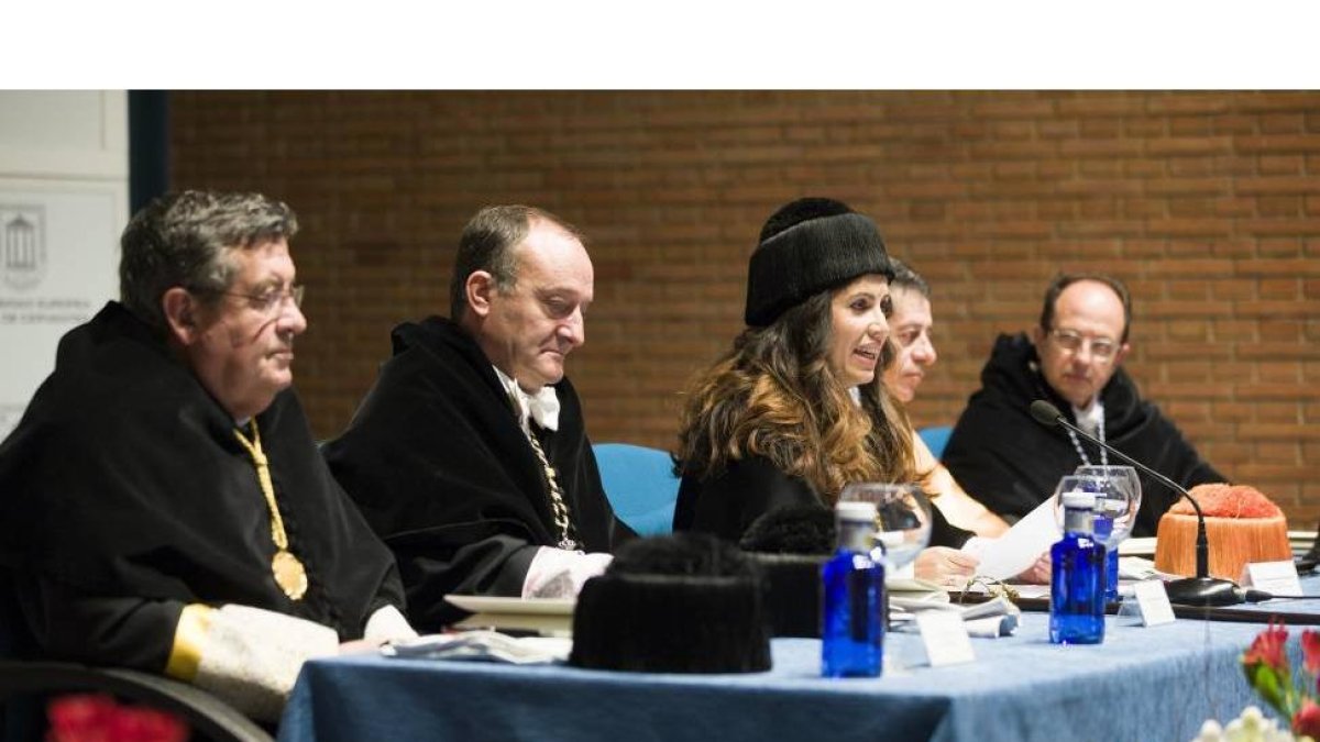Beatriz Fernández Díez durante la lección inaugural-Pablo Requejo