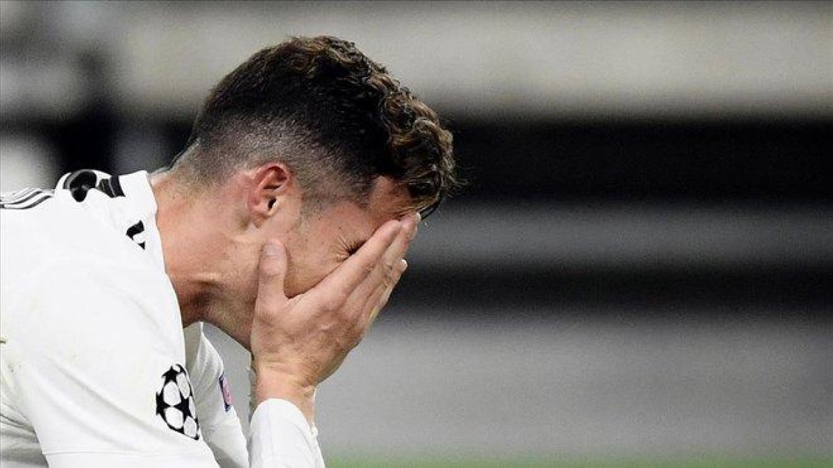Cristiano Ronaldo, en un partido con la Juventus.-