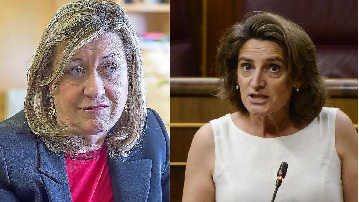 Pilar del Olmo y Teresa Ribera.-E. M.