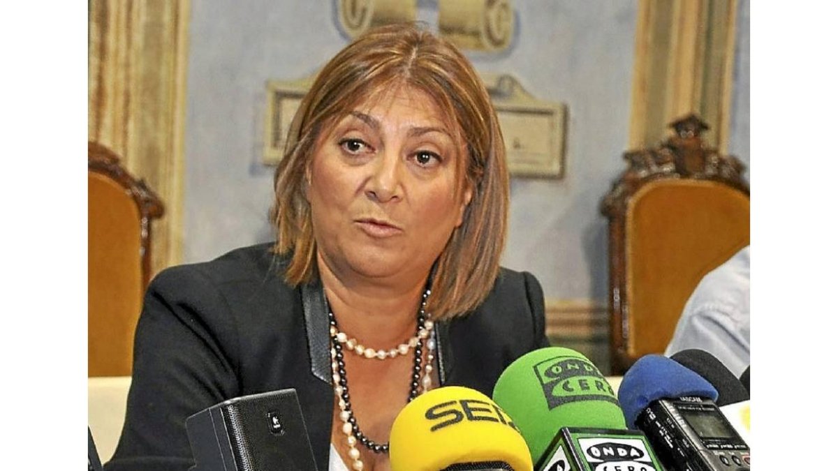 La alcaldesa de Medina del Campo, Teresa López-Santiago G. Del Campo