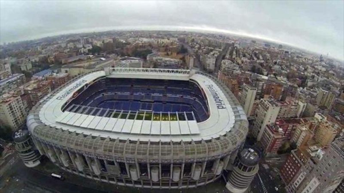 Vista del Santiago Bernabéu.-EL PERIÓDICO