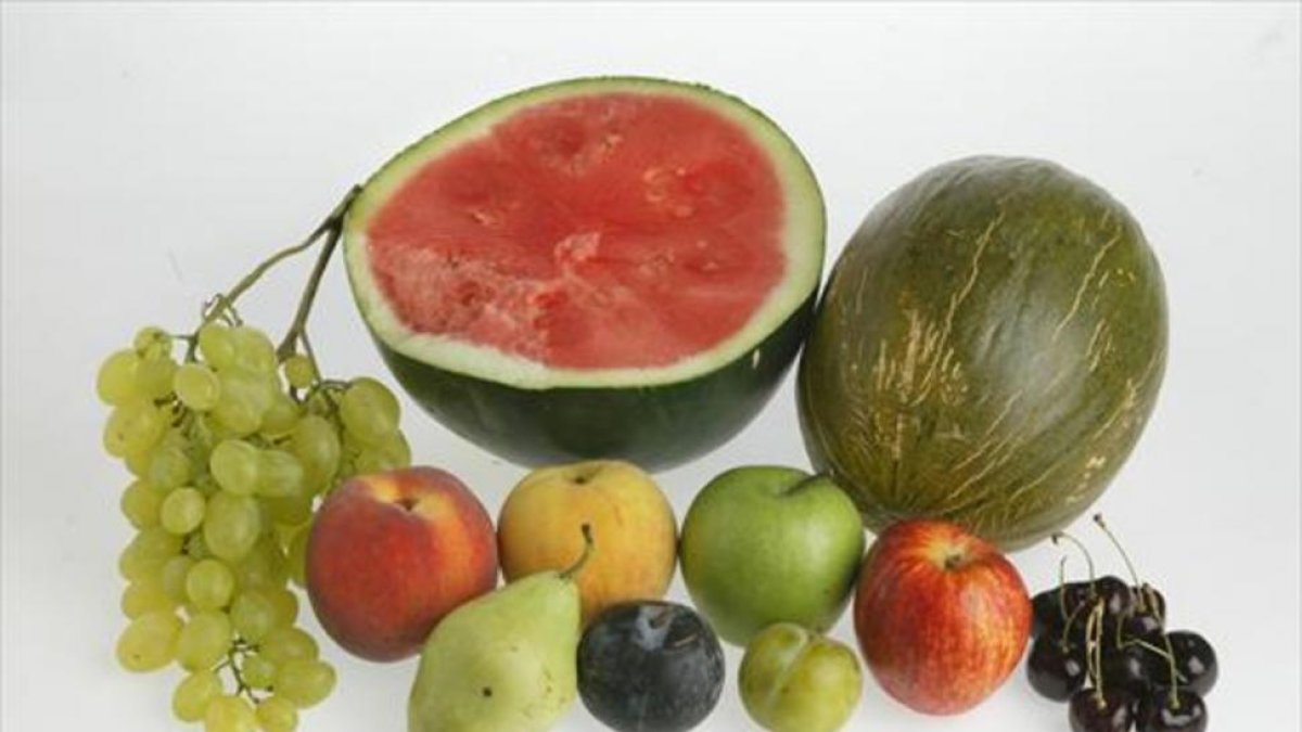 BODEGÓN SALUDABLE. El melón y la sandía son de las mejores frutas para la piel.-