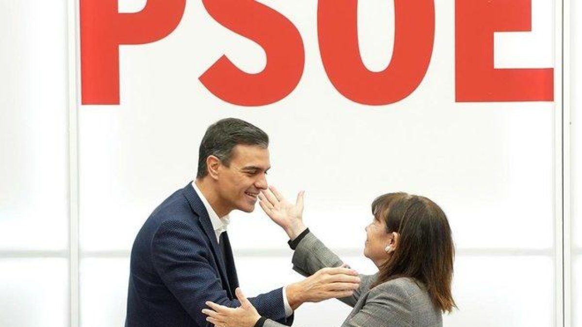 Pedro Sánchez en la reunión de la Comisión Ejecutiva Federal del PSOE.-JOSÉ LUIS ROCA
