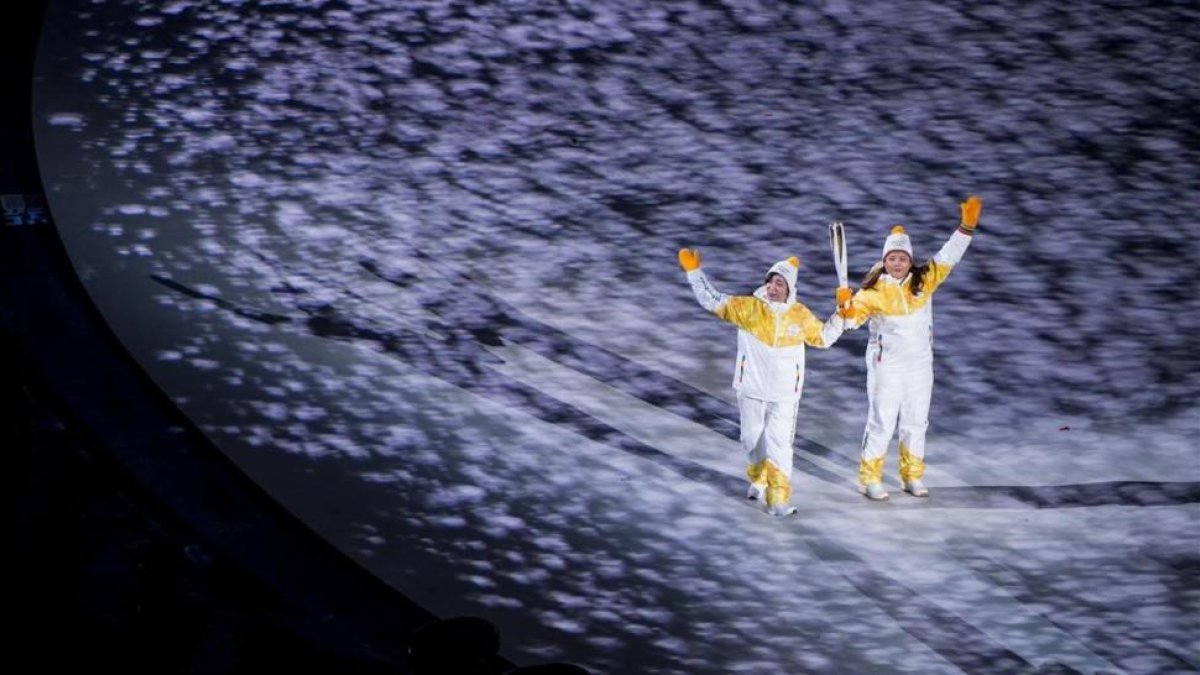 Inauguración de los Juegos de PyeongChang, donde se hicieron eco de los derechos LGTBI.-VCG