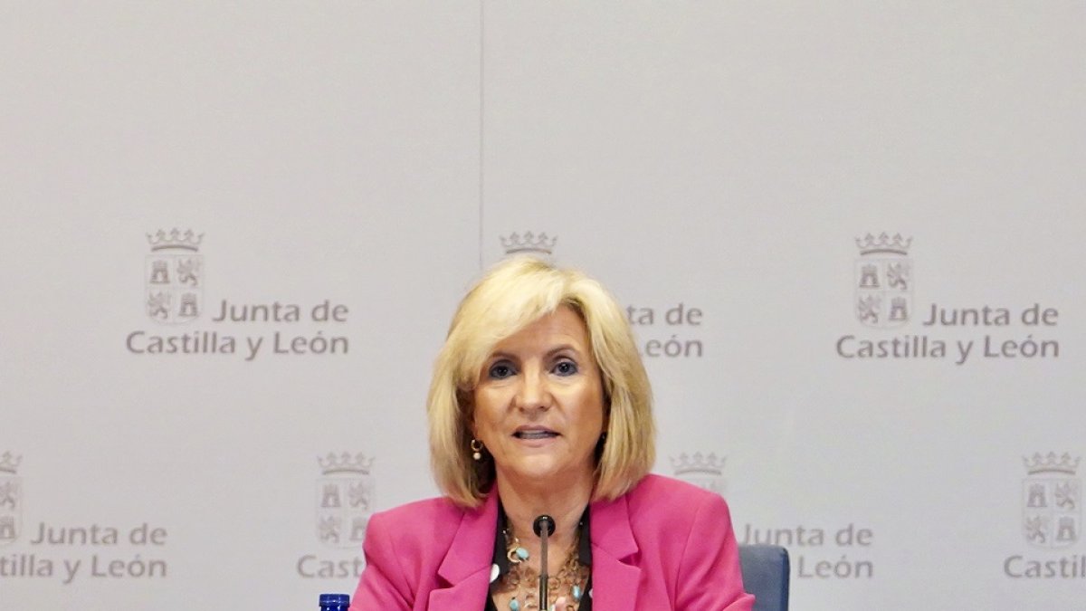 La consejera de Sanidad, Verónica Casado. ICAL
