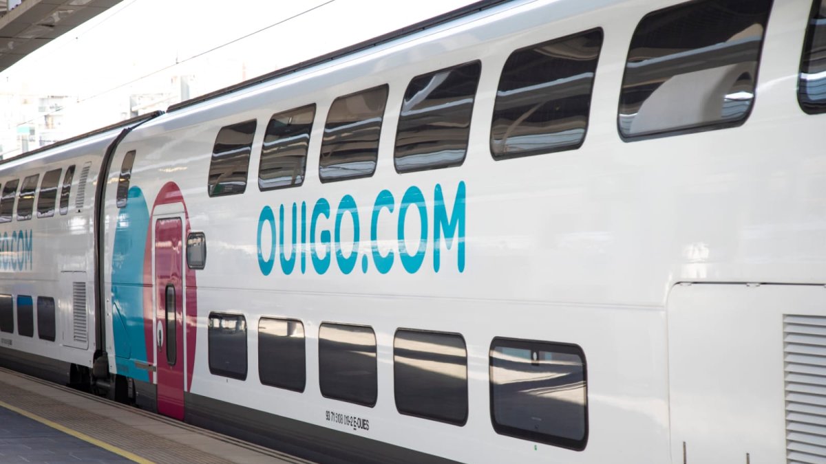 Tren Ouigo como el que circulará entre Valladolid y Madrid.-OUIGO