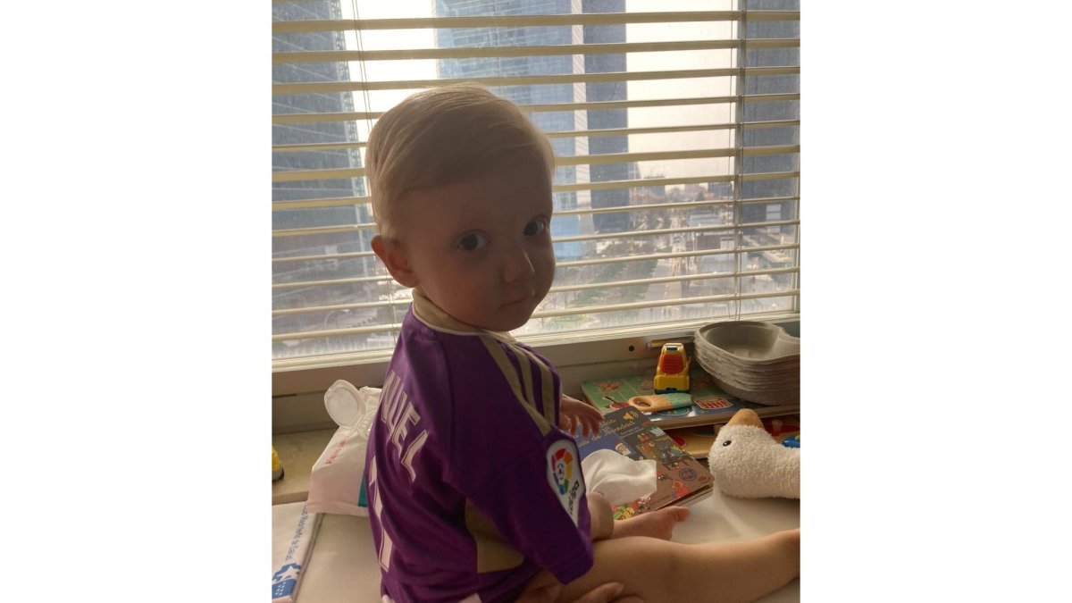 Manuel, en una imagen cedida por su madre Sara Fernández