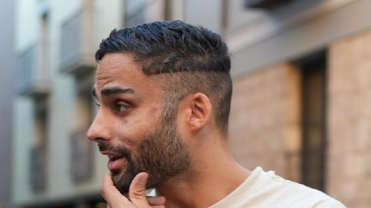 Lucas Burgueño a la salida de los juzgados, en una imagen de archivo.- PHOTOGENIC