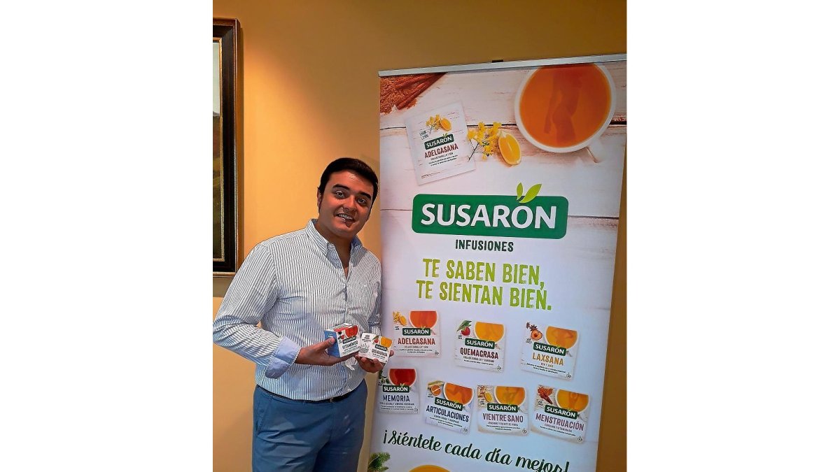 Rubén Robles, gerente de infusiones Susarón.-E. M.