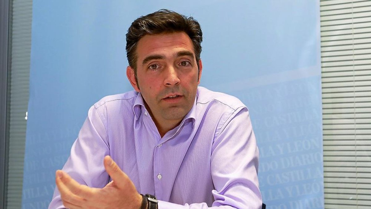 El concejal del Grupo Municipal de Vox en Valladolid, Javier García Bartolomé en una imagen de archivo. - E.M.