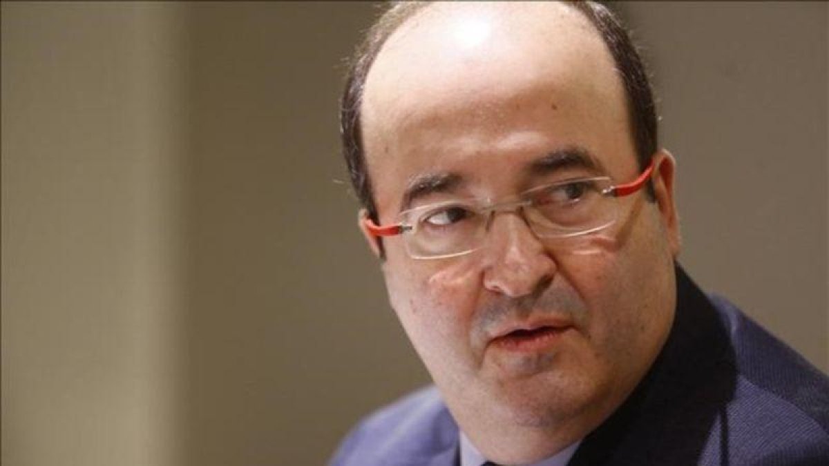 El líder del PSC, Miquel Iceta.-AGUSTIN CATALAN