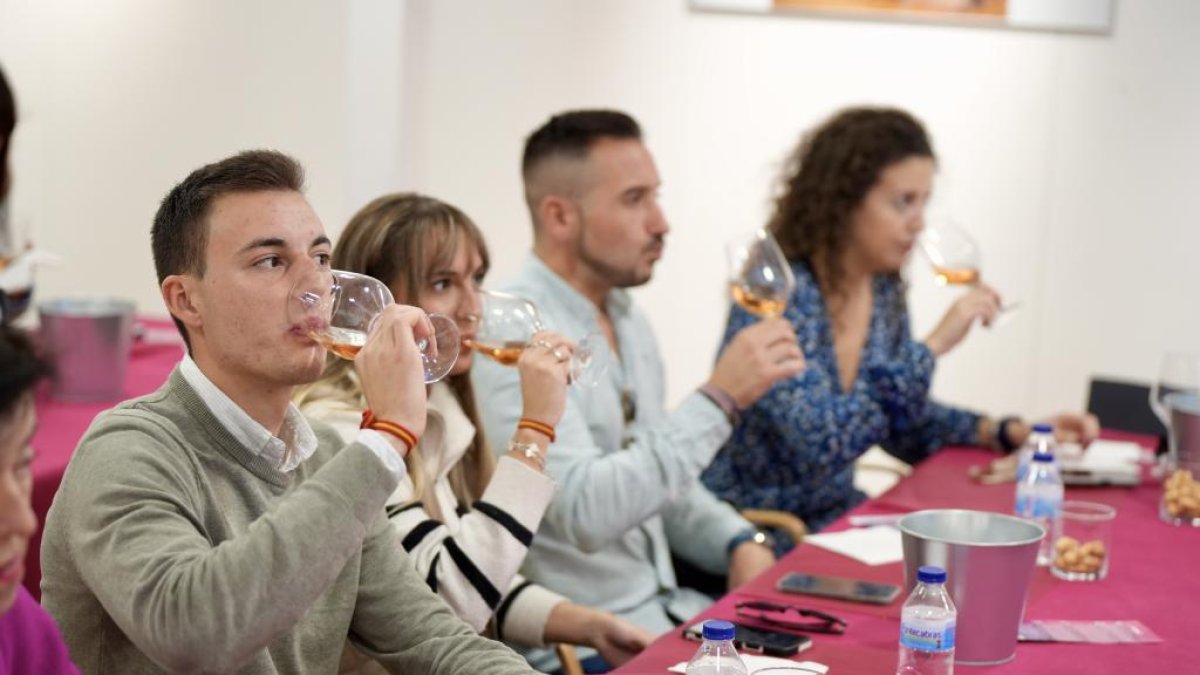 La primera cata de vino diseñado por inteligencia artificial promovida por la UEMC y celebrada en la Oficina de Turismo de Valladolid - PHOTOGENIC