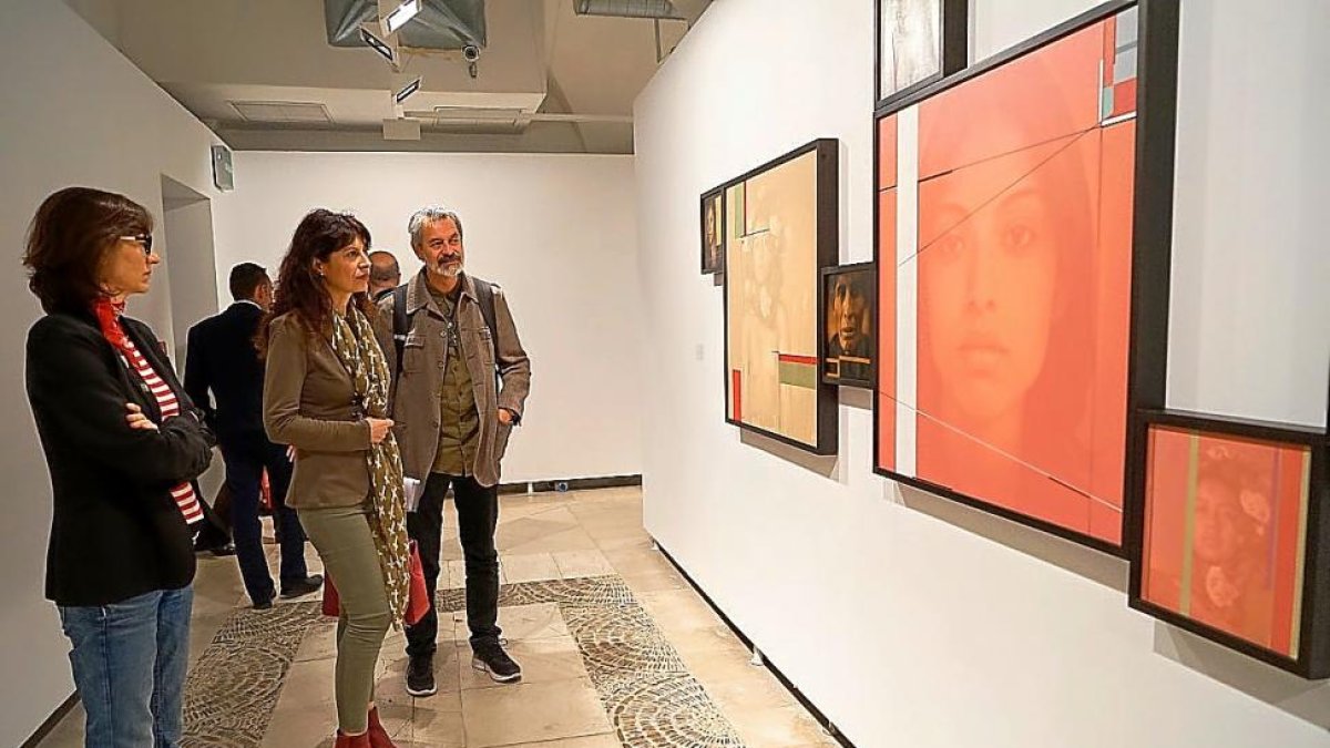Ana Redondo y González Palma, ayer, en la sala de San Benito.-C.A.