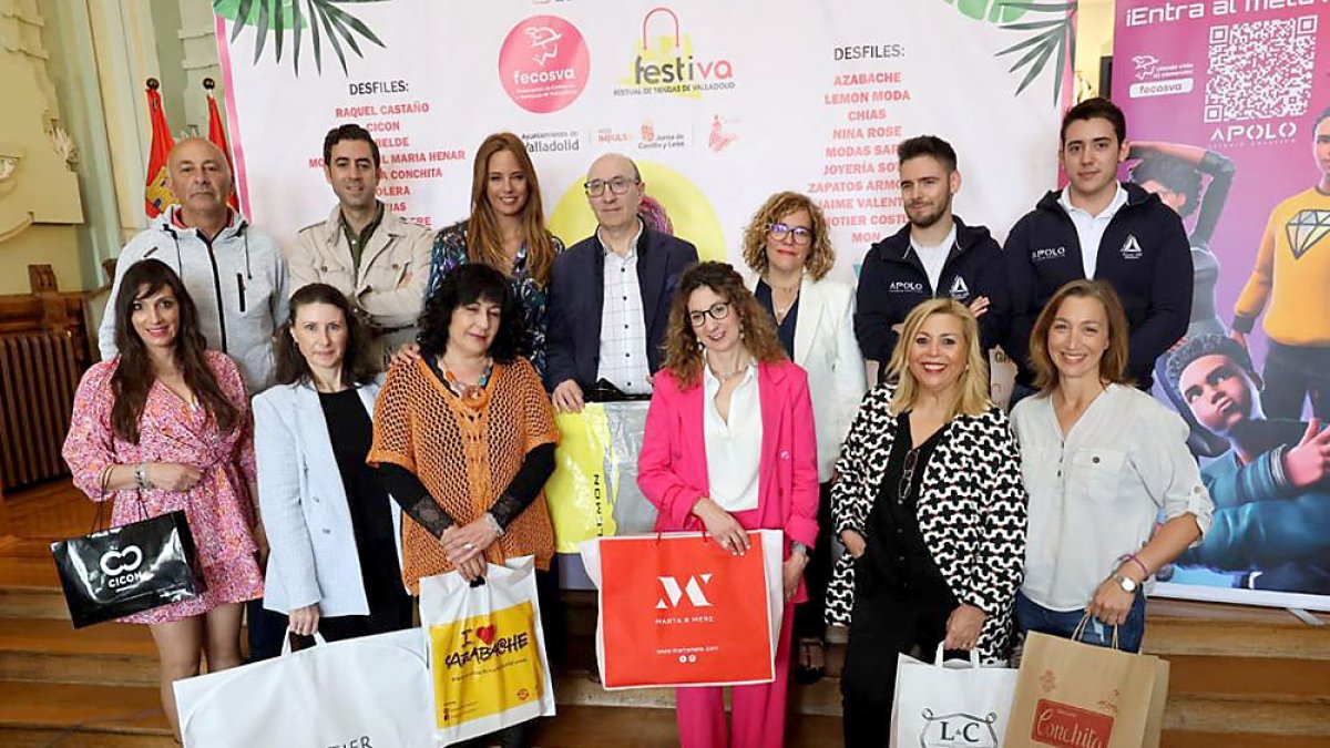 Presentación de 'Festiva' a cargo de concejala de Innovación, Desarrollo Económico, Empleo y Comercio y Fecosva. E. M.
