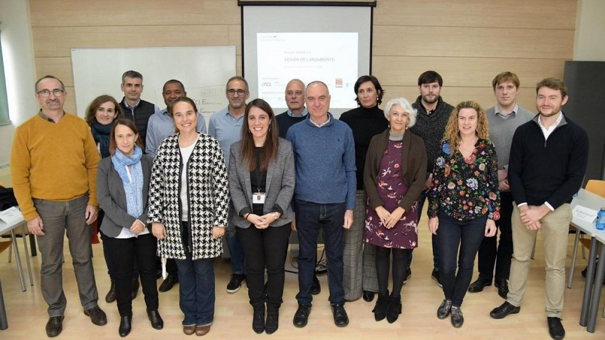 Los integrantes del proyecto Hospital Sudoe 4.0, que participa en el programa de cooperación Interreg.-ECB