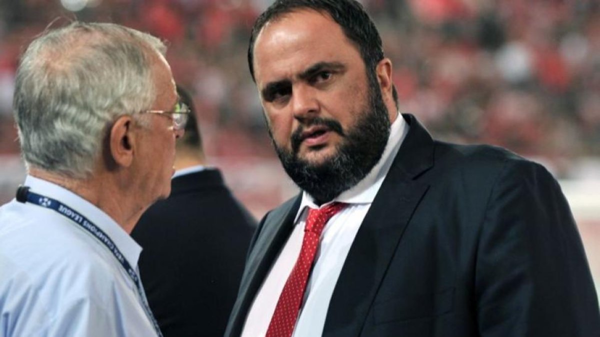 Evangelos Marinakis, presidente del Olympiacos.-AFP / PERIODICO