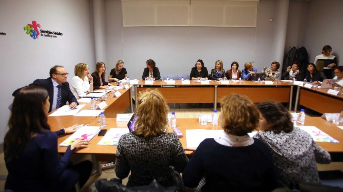La consejera de Familia e Igualdad de Oportunidades, Alicia García, preside la constitución y primera reunión de la Sección de Igualdad de Oportunidades del Consejo Regional de la Mujer.-ICAL
