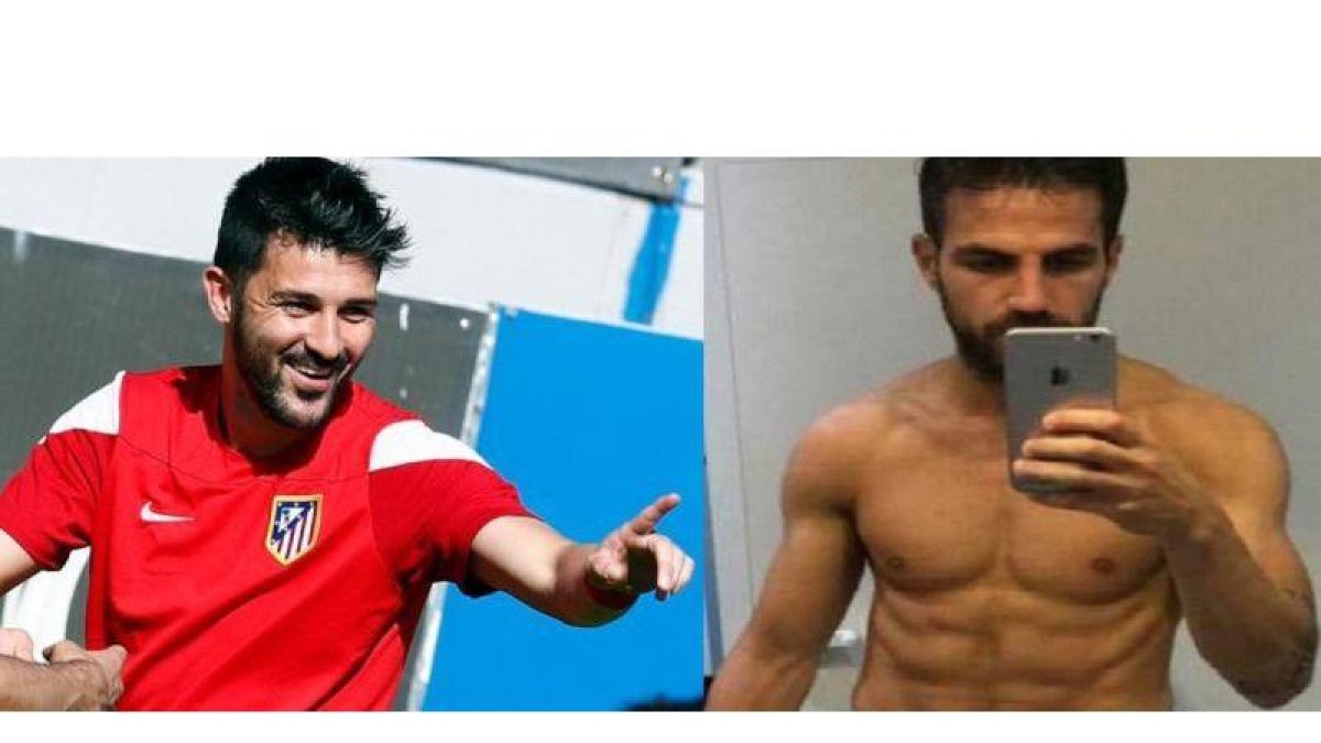 Villa se burló de su excompañero en Instagram.-