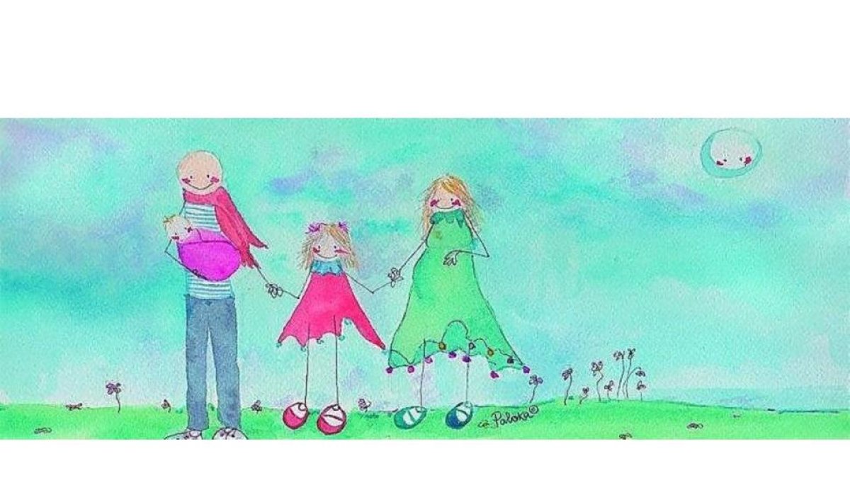 Imagen principal del blog ‘mamis y niños’ que utiliza en la red.-LAURA PALOKA