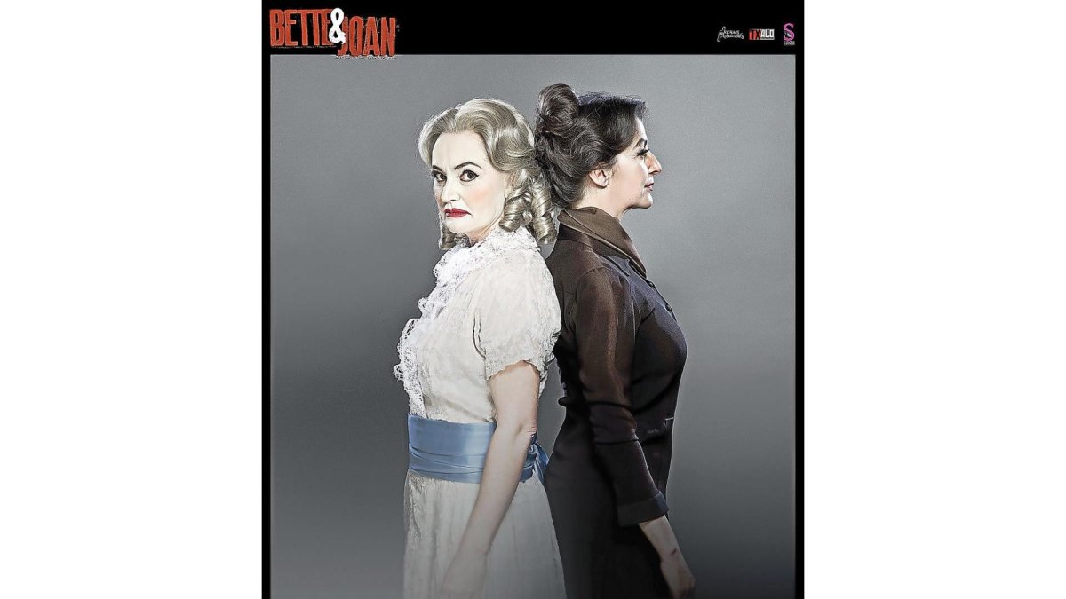 Yolanda Aréstegui y Goizalde Núñez como Bette Davis y Joan Crawford.-J. NAVAL