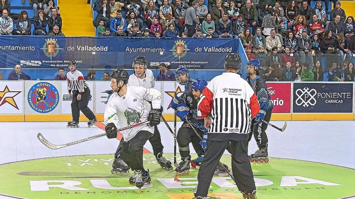 Momento de un partido del CPLV en la European League.-EL MUNDO