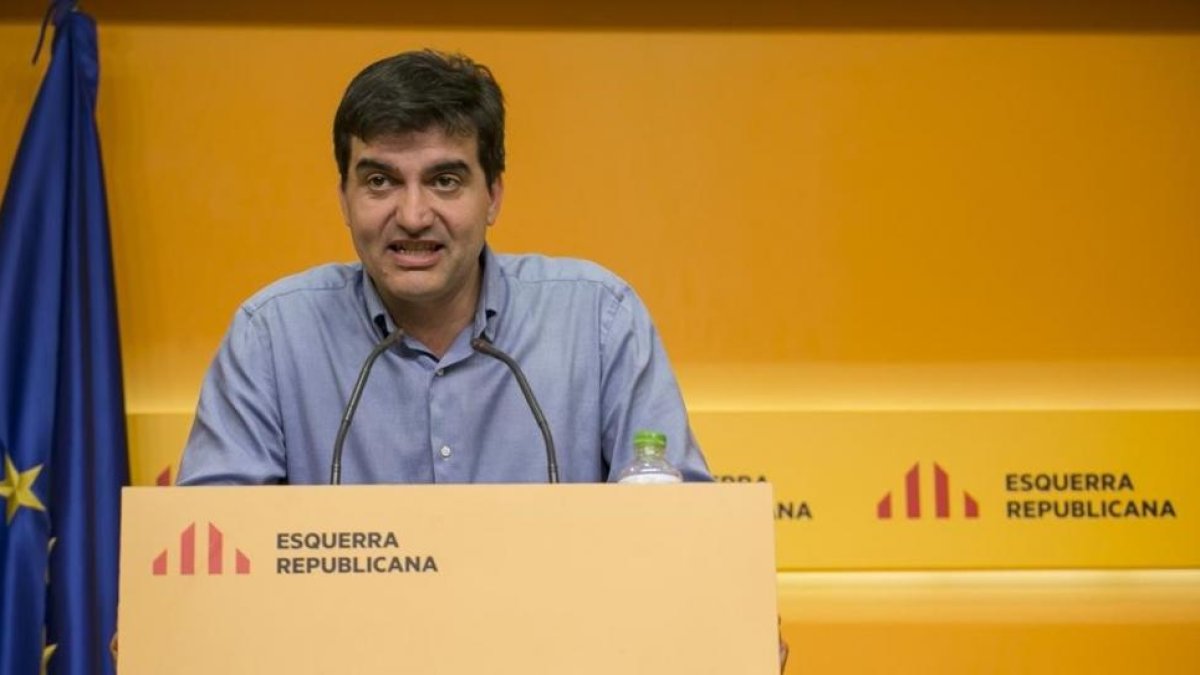 El portavoz de ERC, Sergi Sabrià.-/ JOAN CORTADELLAS