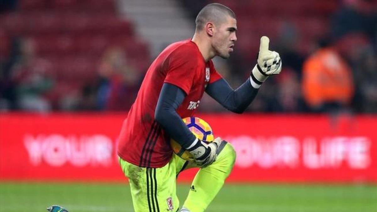 Valdés, en una imagen del 2017, en las filas del Middlesbrough Valdés, en una imagen del 2017, en las filas del Middlesbrough-SCOTT HEPEL