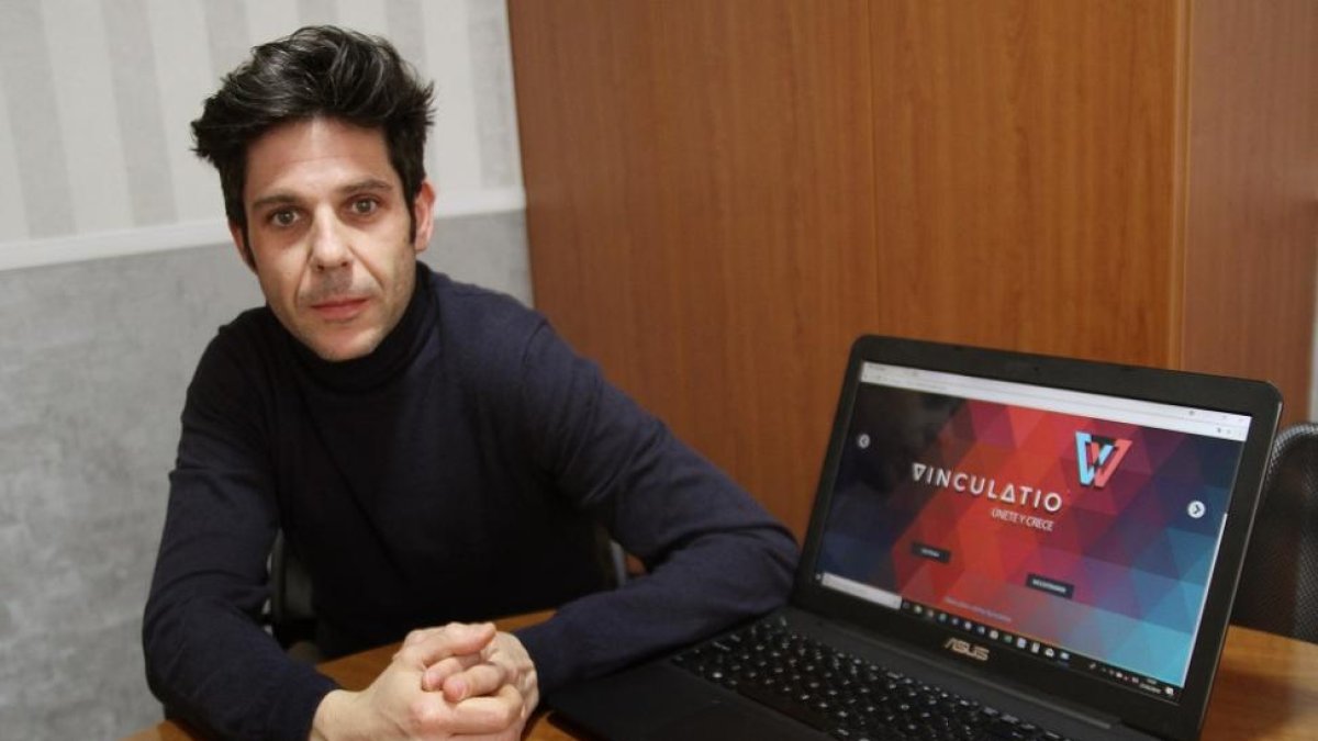 El abogado palentino Juan Cruz Rodríguez es uno de los creadores de la plataforma Vinculatio.-MANUEL BRÁGIMO