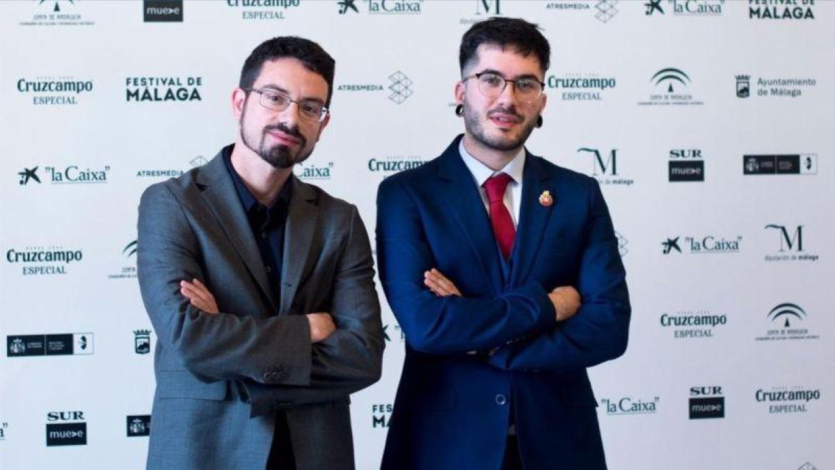 Carlo Padial y Wismichu, el duo que está detrás de Vosotros sois mi película.-ANA BELEN FERNÁNDEZ